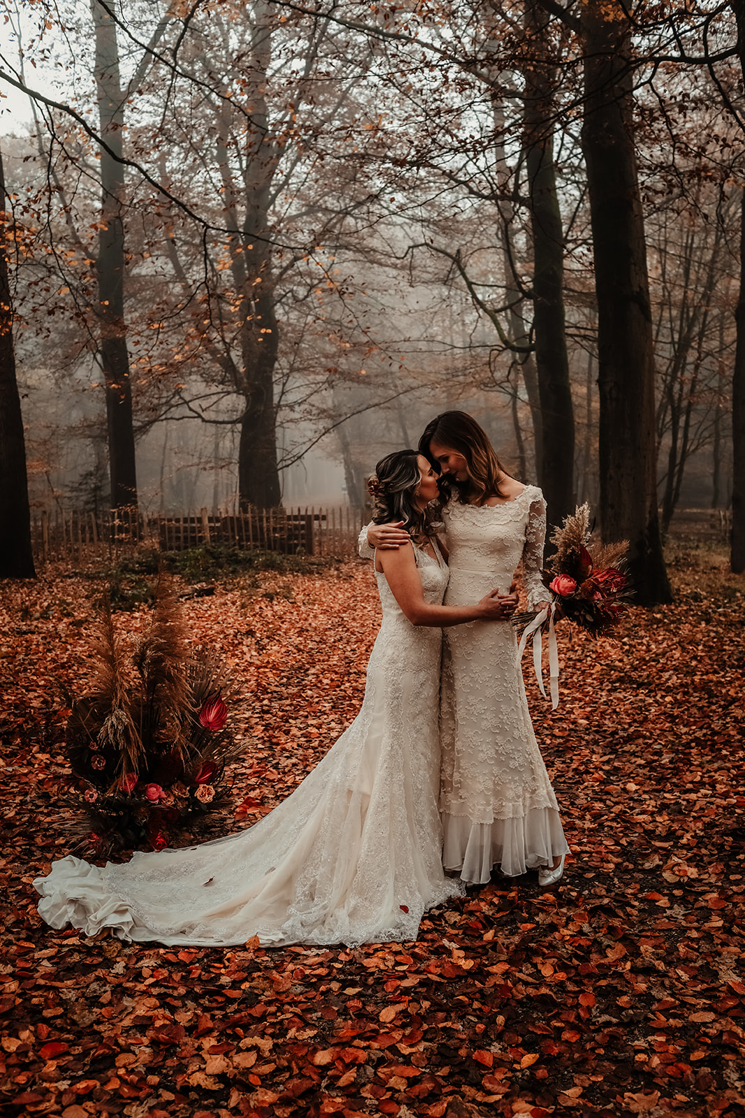 Autumn wedding shoot