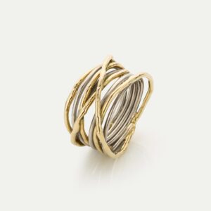 Entwined Love, gouden wikkelring