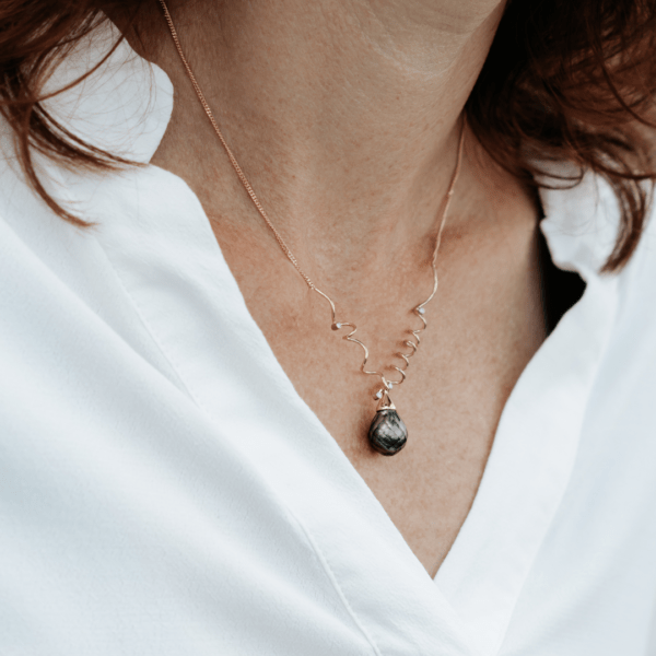 Gouden collier met Tahiti parel - Afbeelding 3